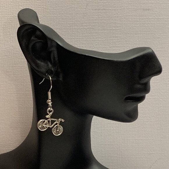 Bike Earring, Bicycle Earring, Sports Earring, Gift Idea, Cycling Earring, Bike - Picture 5 of 7